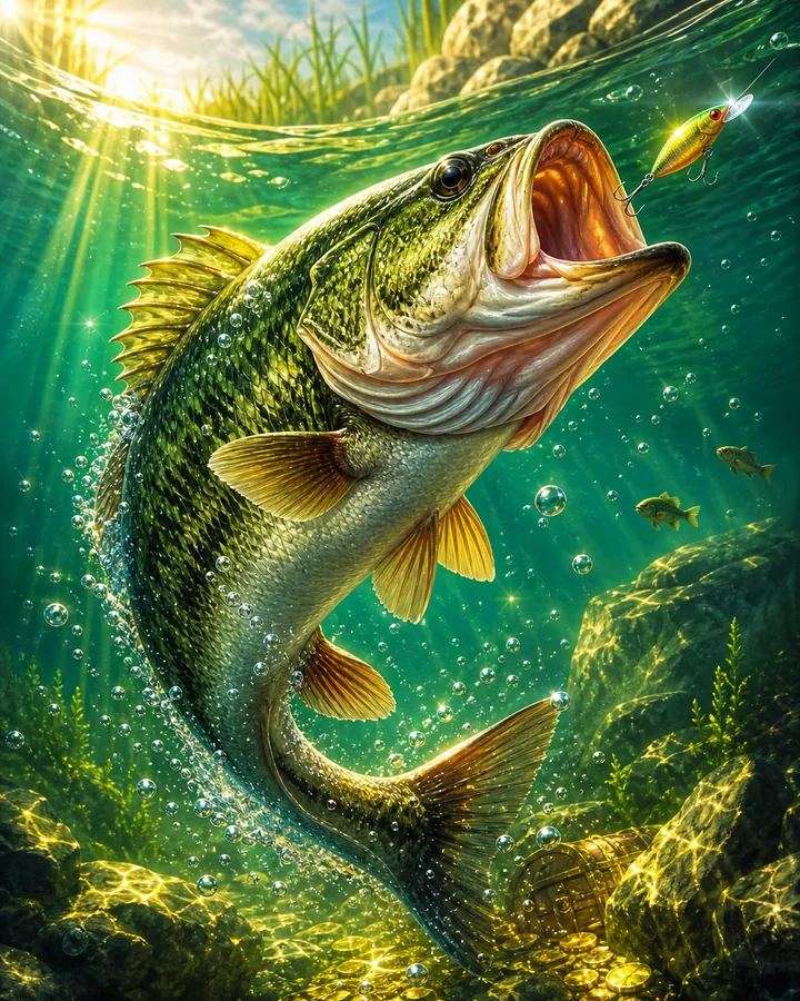Big Bass Adventure game artwork